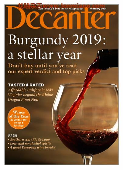 [英国版]Decanter 世界畅销葡萄酒美酒杂志 2021年2月刊